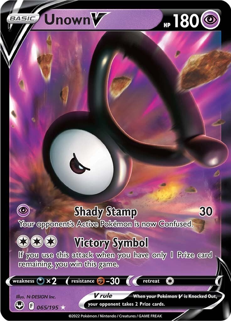 Check the actual price of your Unown V 065/195 Pokemon card